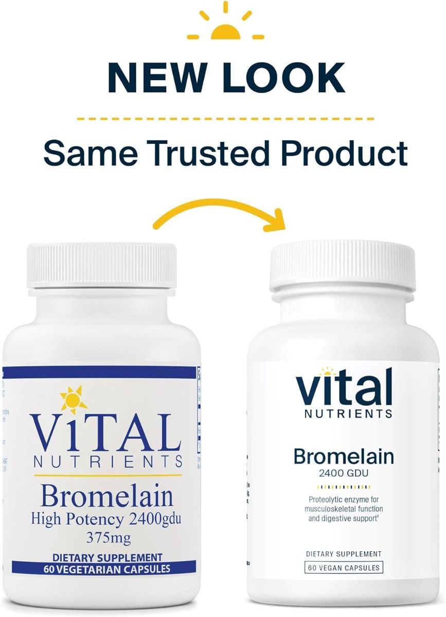 Bromelain 375 MG 60Capsules