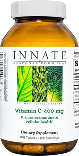 Vitamin C-400 (ascorbic acid with organic orange) 400 MG 180 Tablets