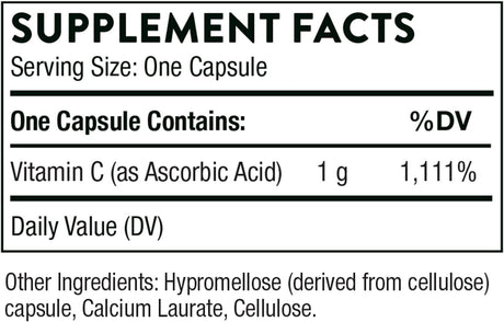 Ascorbic Acid 60 Capsules