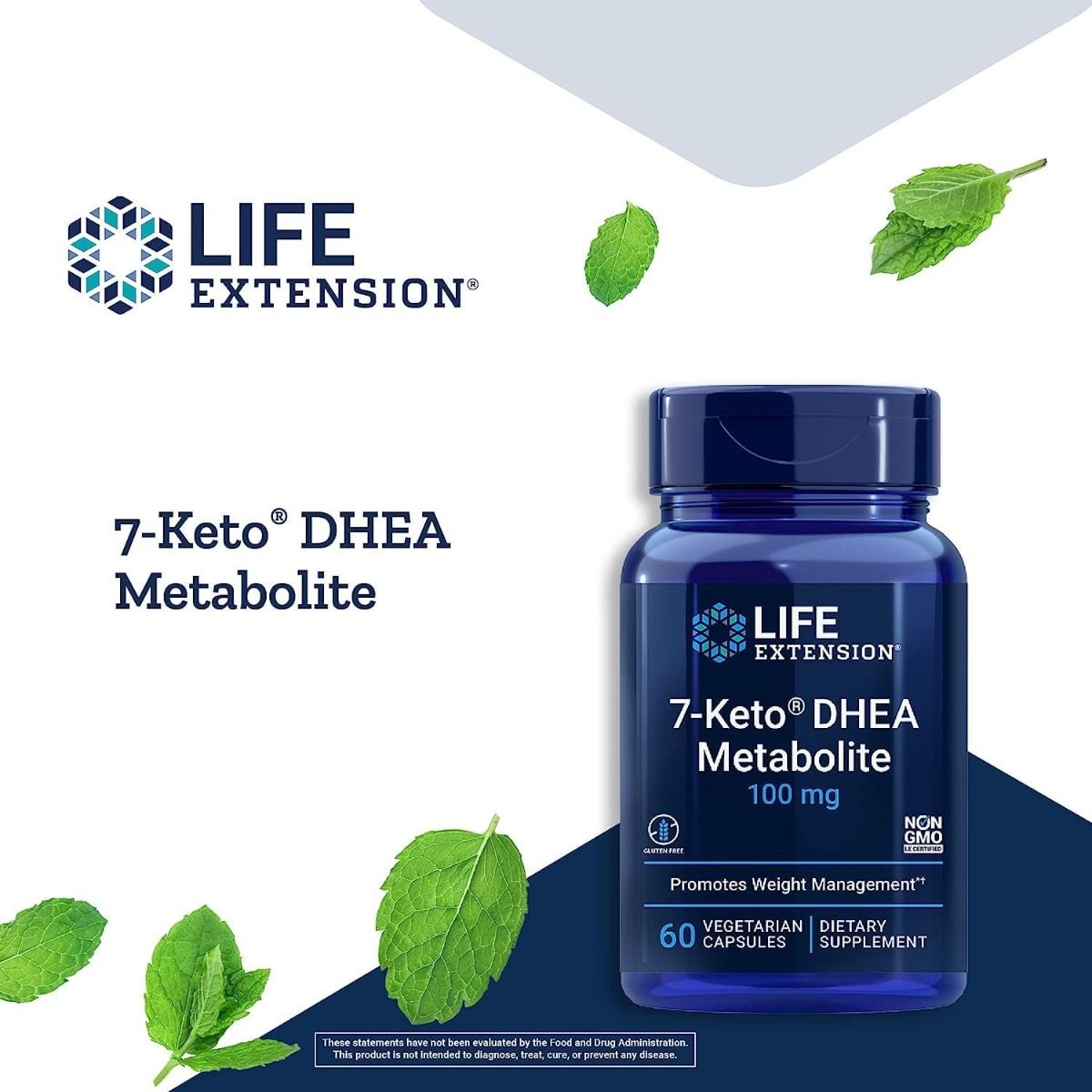 7-Keto DHEA Metabolite 100 MG 60 Veggie Caps