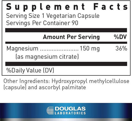 Magnesium Citrate 150 MG 90 Veggie Caps