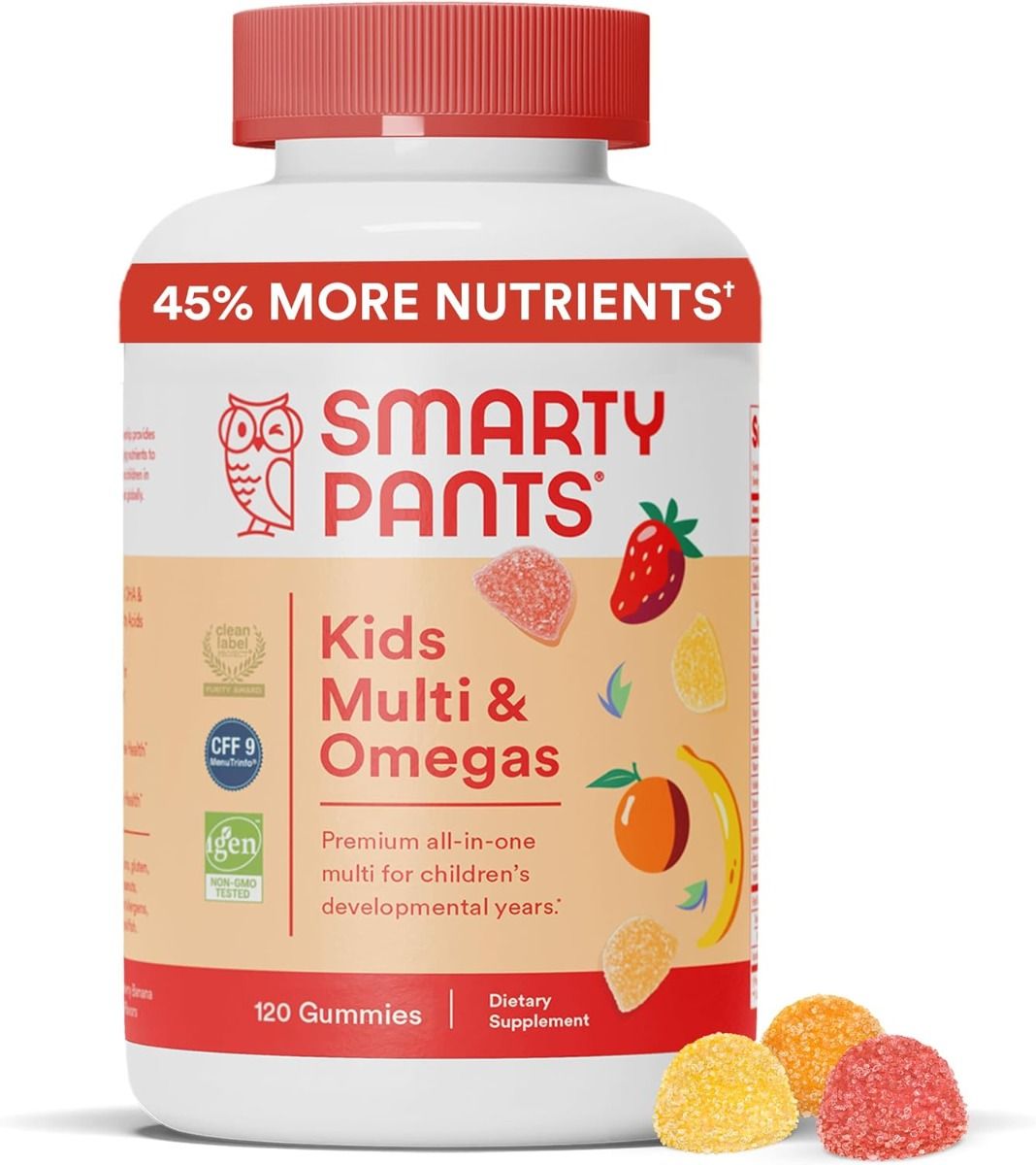 Children's All-in-One Multivitamin Plus Omega 3 Plus Vitamin D Gummies - 120 Ct