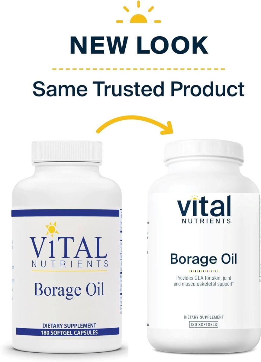 Borage Oil 1000 MG 180 Capsules