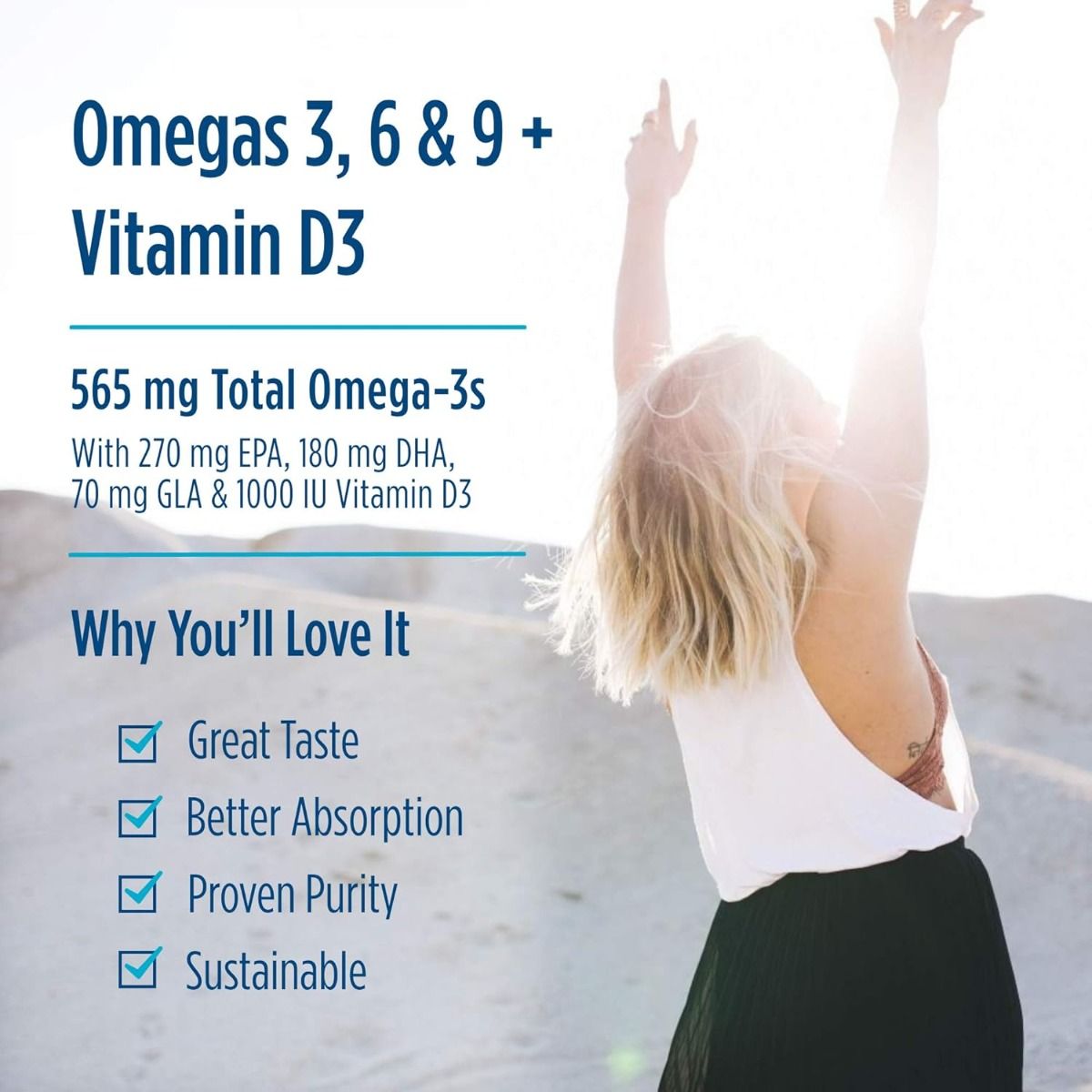 Complete Omega-D3 1000 Mg 60 Softgels Lemon