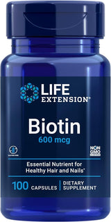 Biotin 600 MCG 100 Capsules