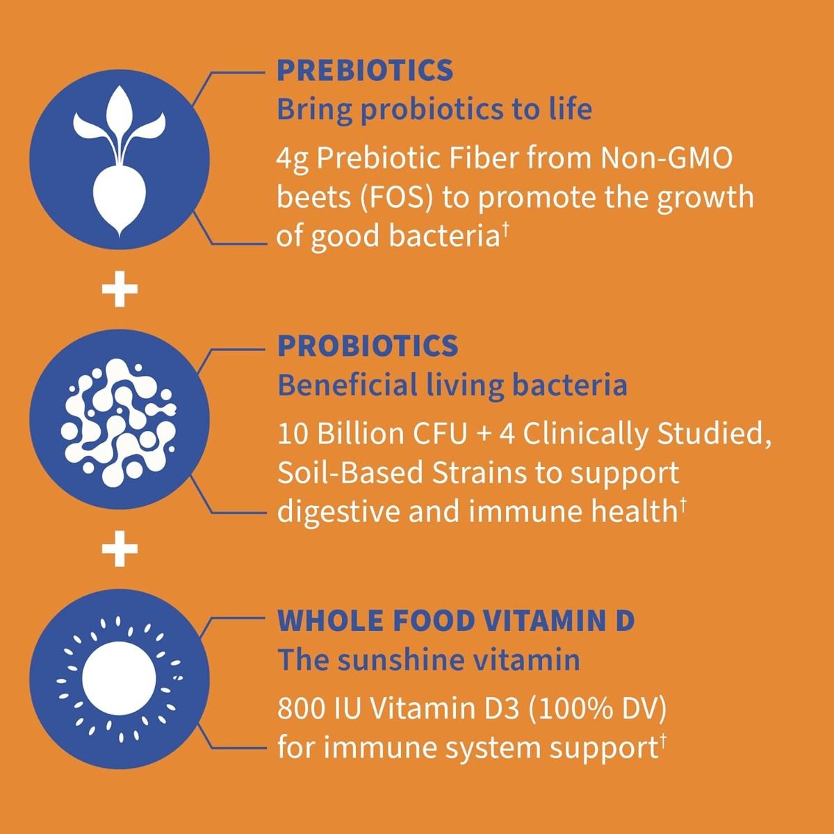 Dr. Formulated Probiotics 10 Billion 60 Gummies Orange