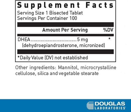 DHEA Dissolvable 5 MG 100 Tablets