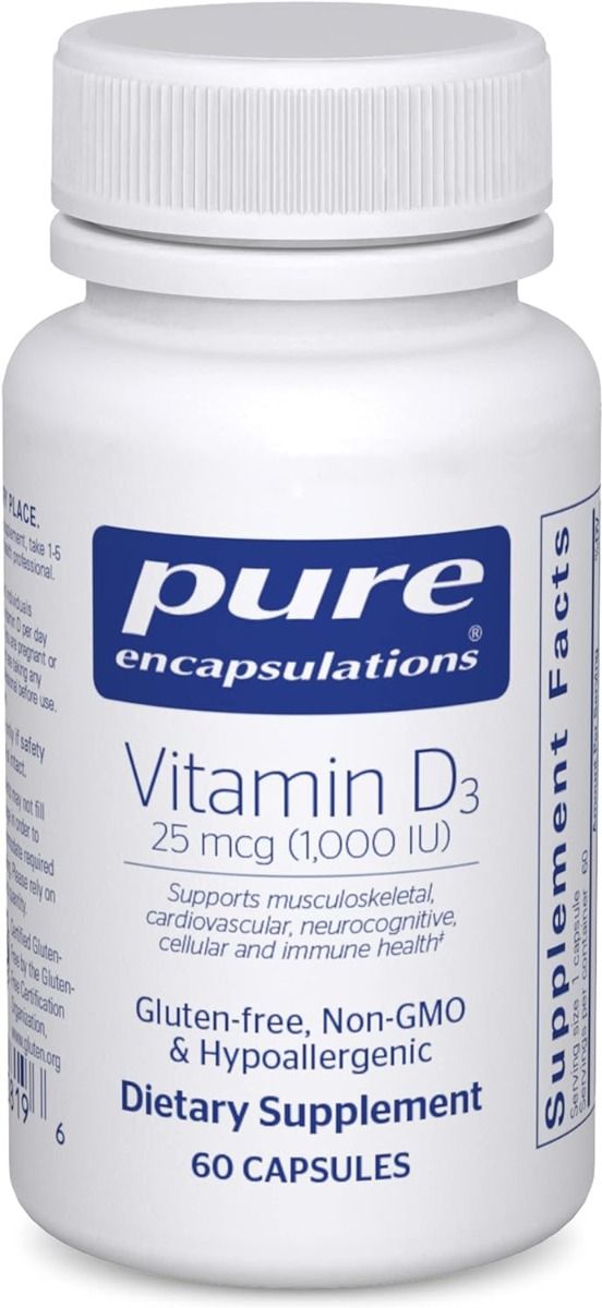 Vitamin D3 1000 IU 60 Capsules