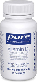 Vitamin D3 1000 IU 60 Capsules