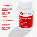 Vitamin D3 2,000 IU 120 Softgels