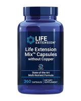 Life Extension Mix (Without Copper) 360 Capsules