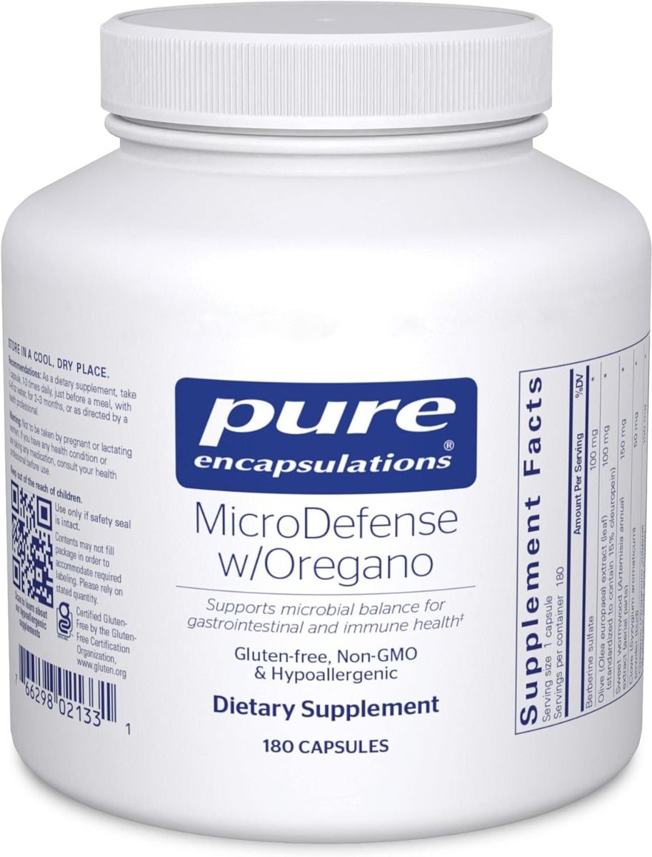 Micro Defense with Oregano 180 Capsules