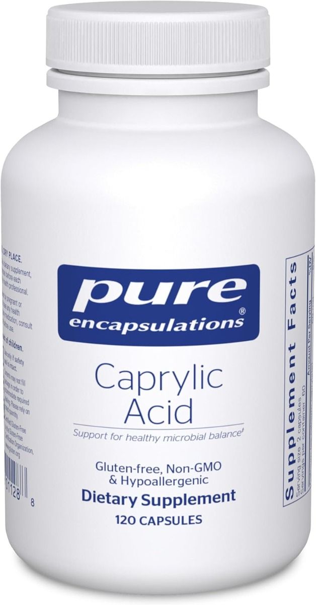 Caprylic Acid 120 Veggie Caps