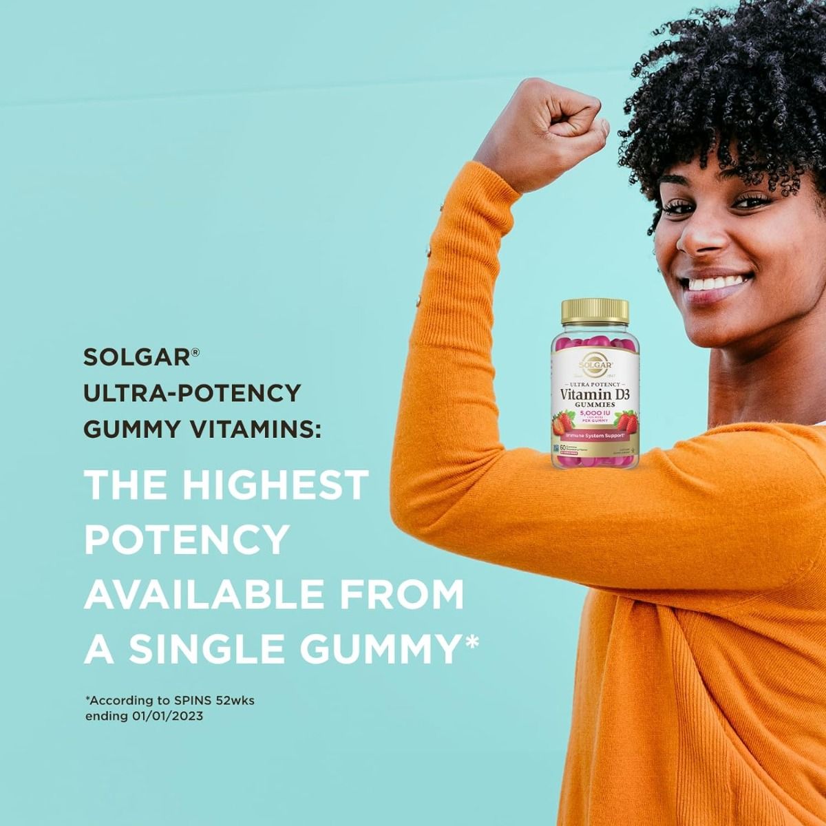 Ultra Potency Vitamin D3 5000 IU GummiesStrawberry