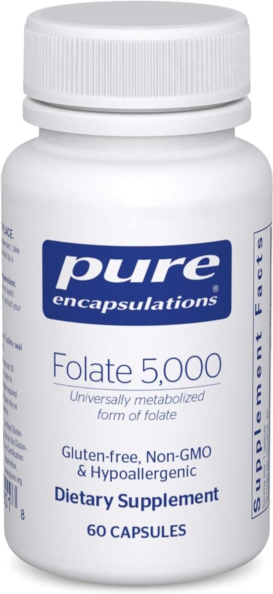 Folate 5,000 5000 MCG 60Veggie Caps