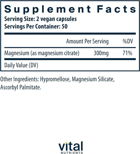 Magnesium Citrate 150 MG 100Capsules