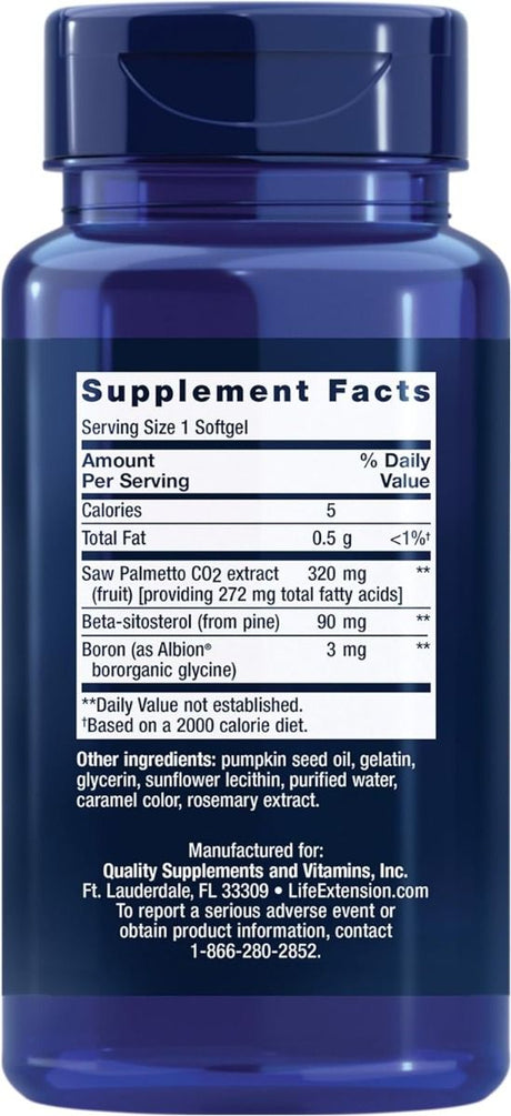 PalmettoGuard Saw Palmetto with Beta-Sitosterol 30 Softgels