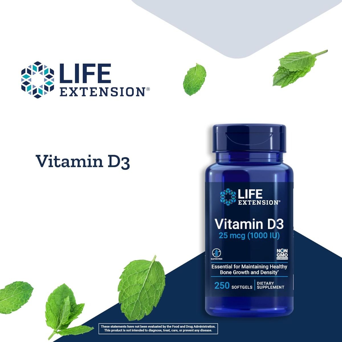 Vitamin D3 1000 IU 250 Softgels