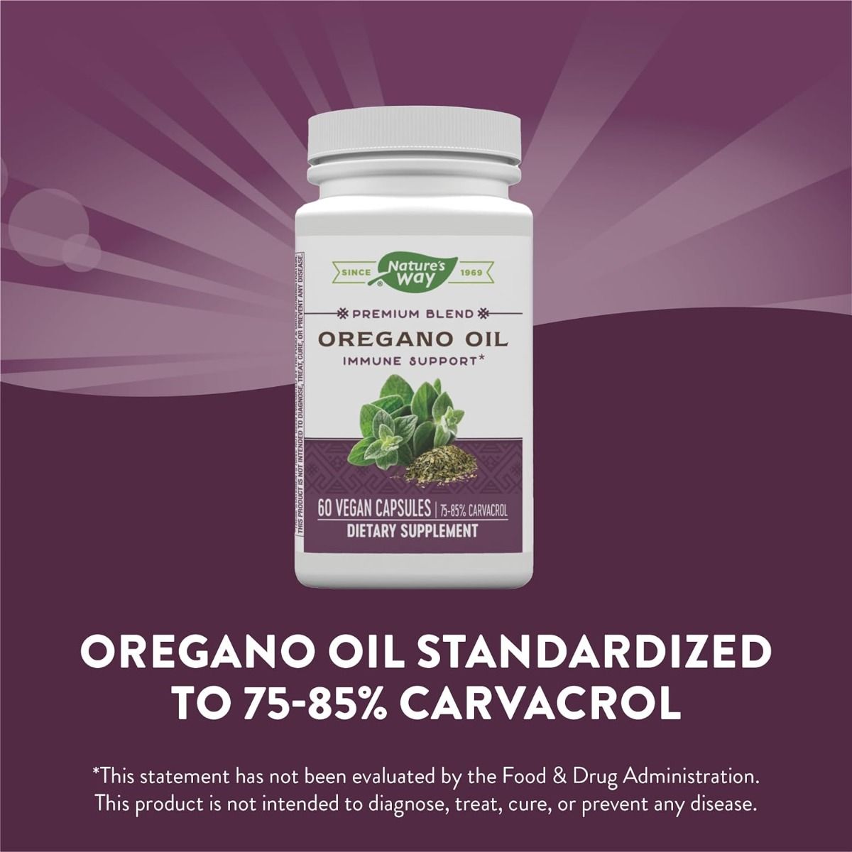 Oregano Oil Standardized 60Veggie Caps