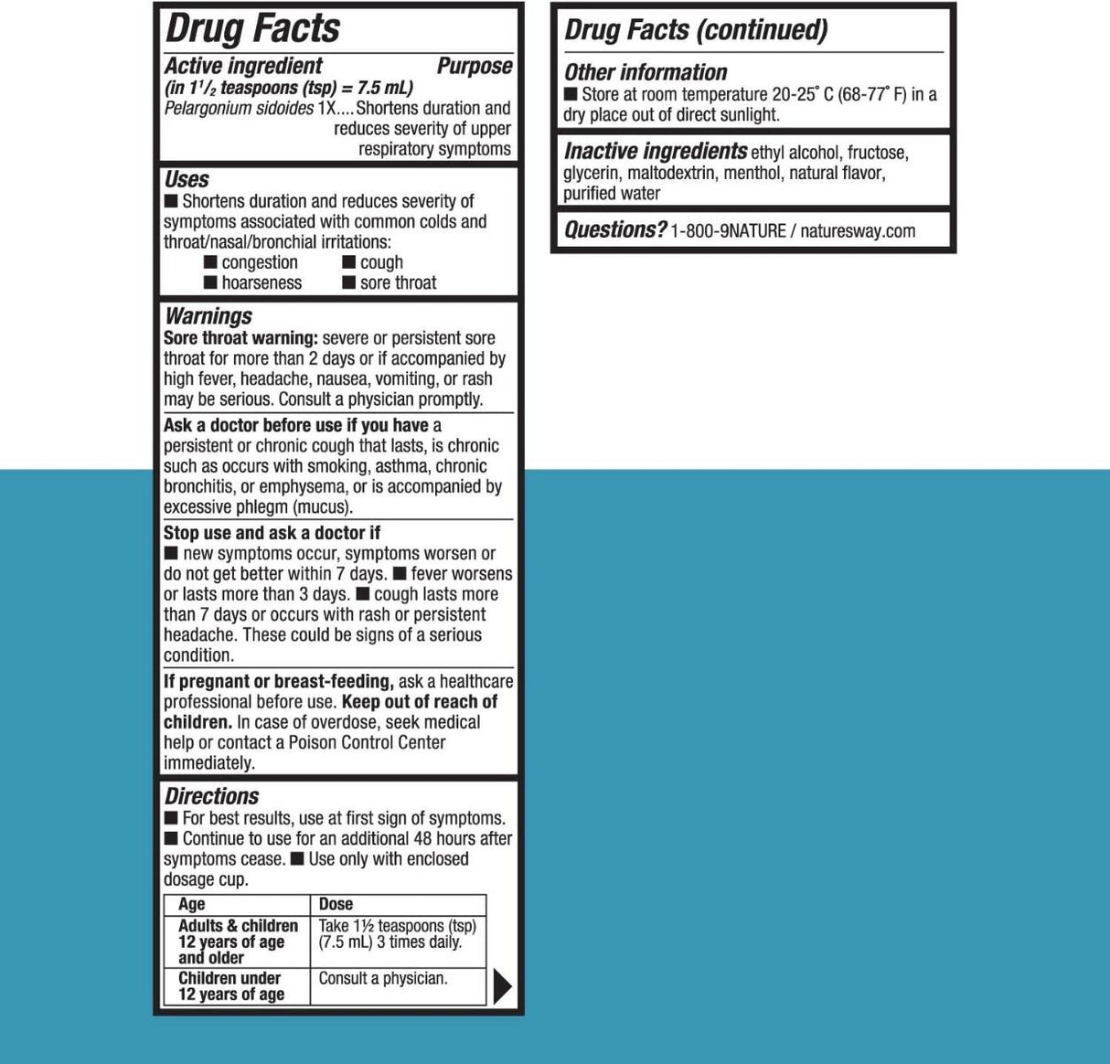 Umcka ColdCare 4 OZSyrup Menthol