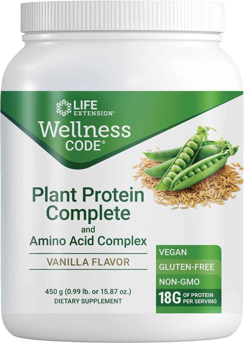 Wellness Code Plant Protein Complete & Amino Acid Complex 0.99 Lb Or 15.87 Oz. (450 G) Powder Vanilla