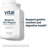 Betaine HCL Pepsin & Gentian Root Extract 225 Capsules