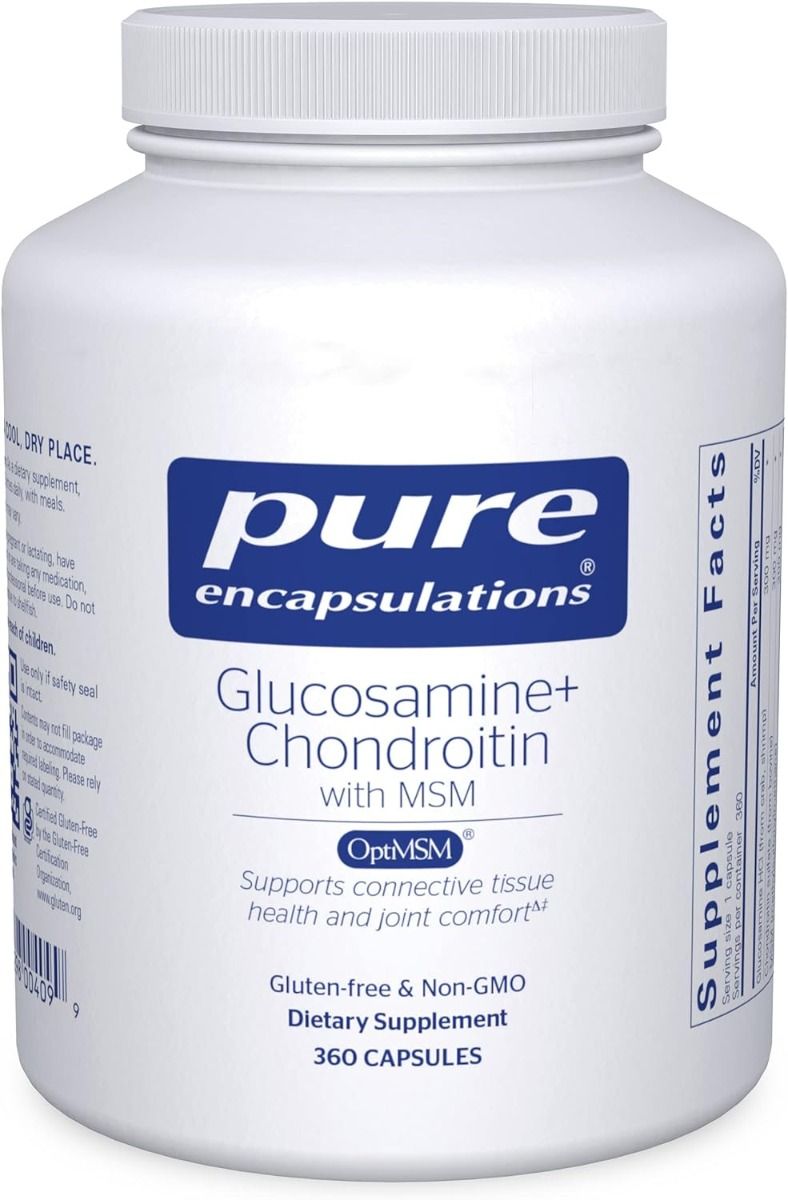 Glucosamine + Chondroitin with MSM 360 Veggie Caps