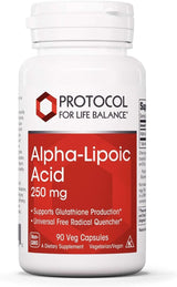 Alpha Lipoic Acid 250 MG 90 Vegan Capsules