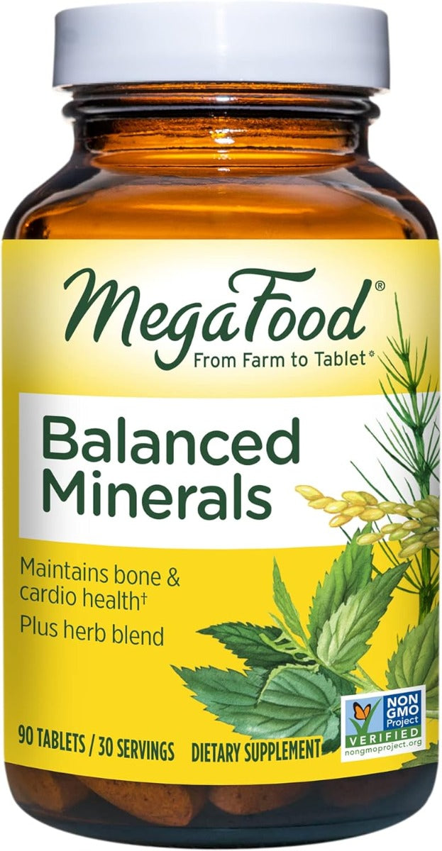 Megafood, Balanced Minerals 90 Tablets