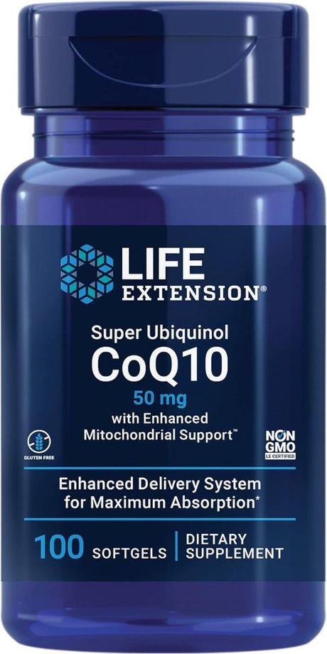 Super Ubiquinol CoQ10 50 MG Softgels