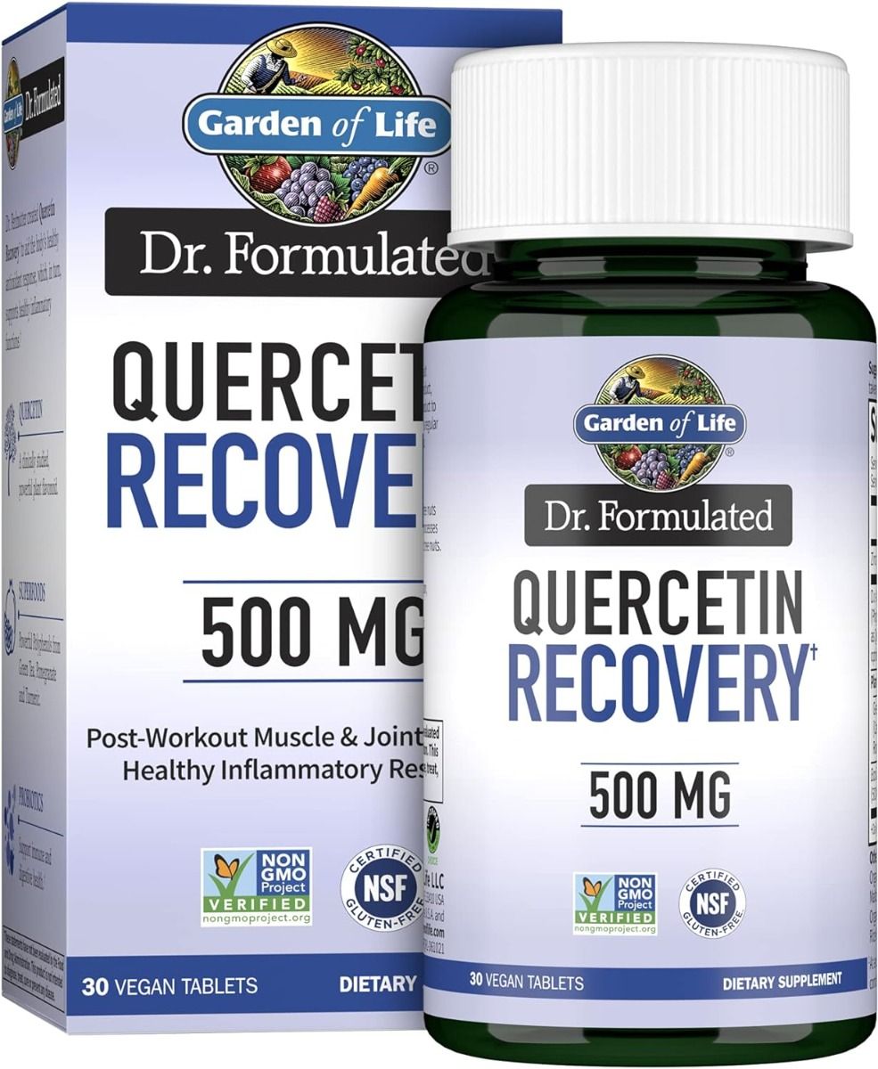 Dr. Formulated Quercetin Recovery 500 MG 30 Vegan Tablets