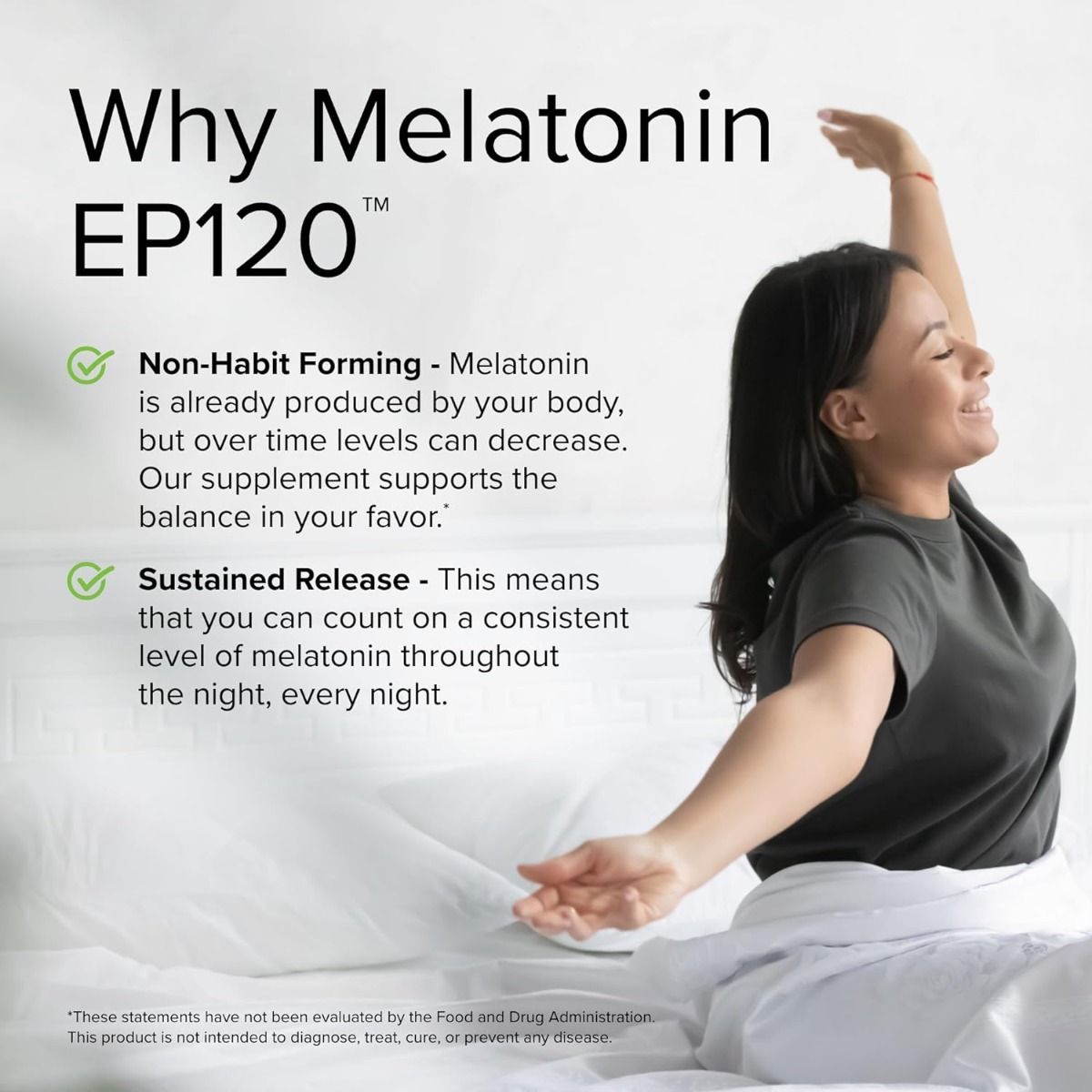 Melatonin EP120™ 5 MG5 MG60Vegan Tablets