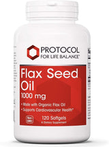 Flax Seed Oil 1000 MG 120 Softgels