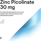 Double Strength Zinc Picolinate 30 MG 180 Veggie Caps