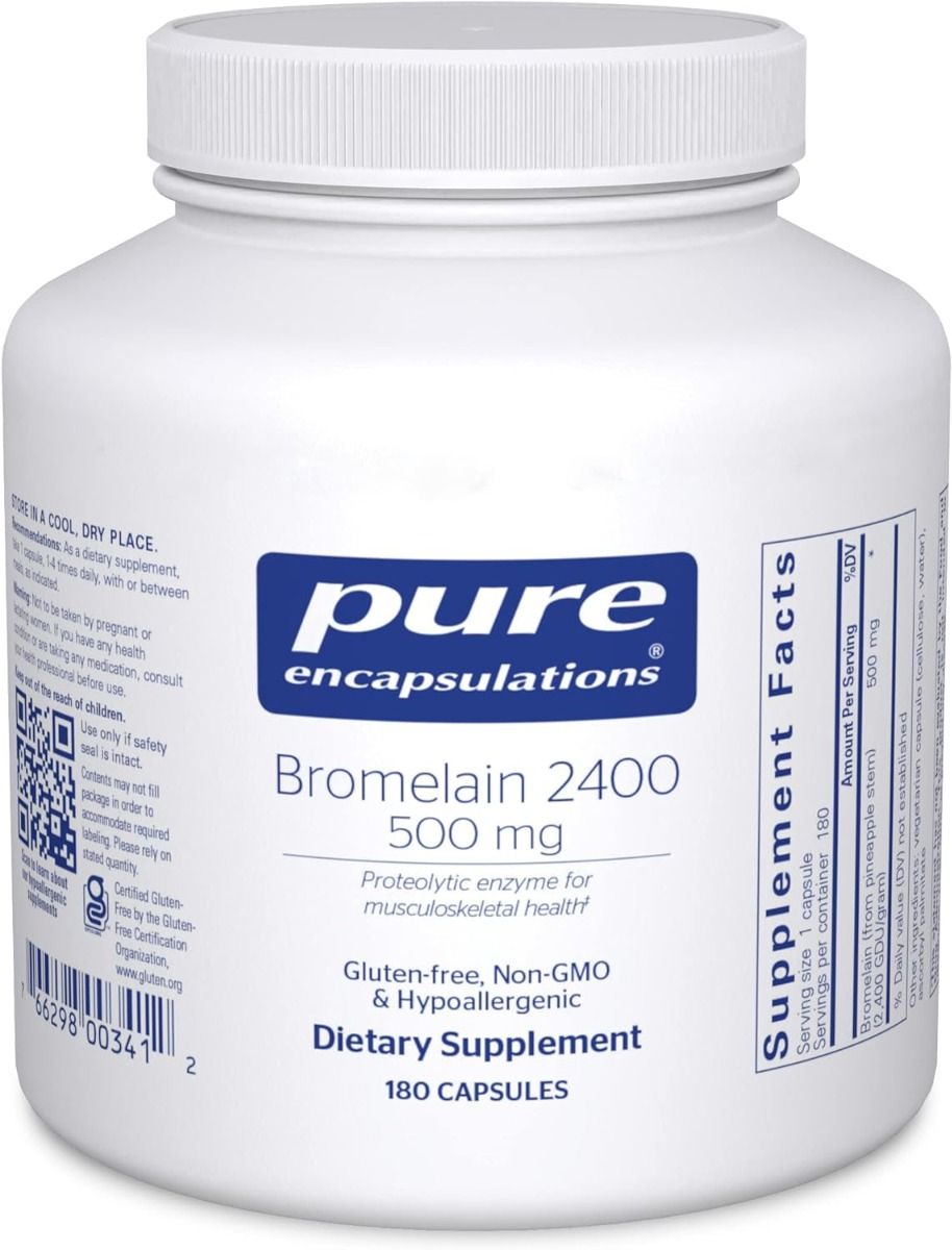 Bromelain 2400 500 MG 180 Capsules