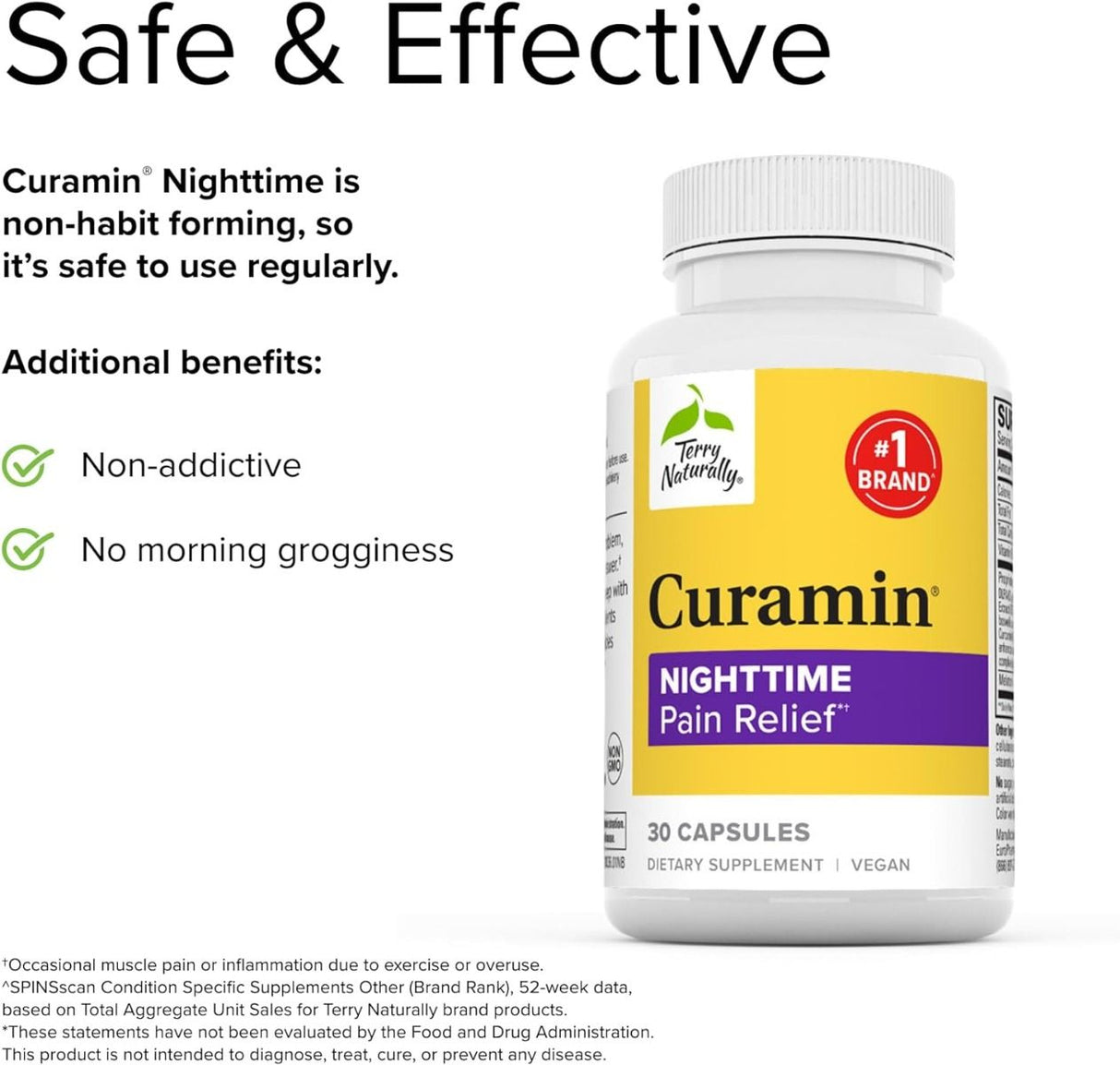 Curamin Nighttime Pain Relief 30 Capsules