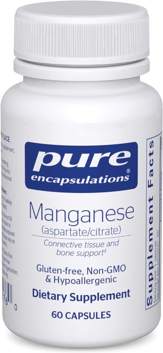 Manganese Aspartate/citrate 60 Capsules