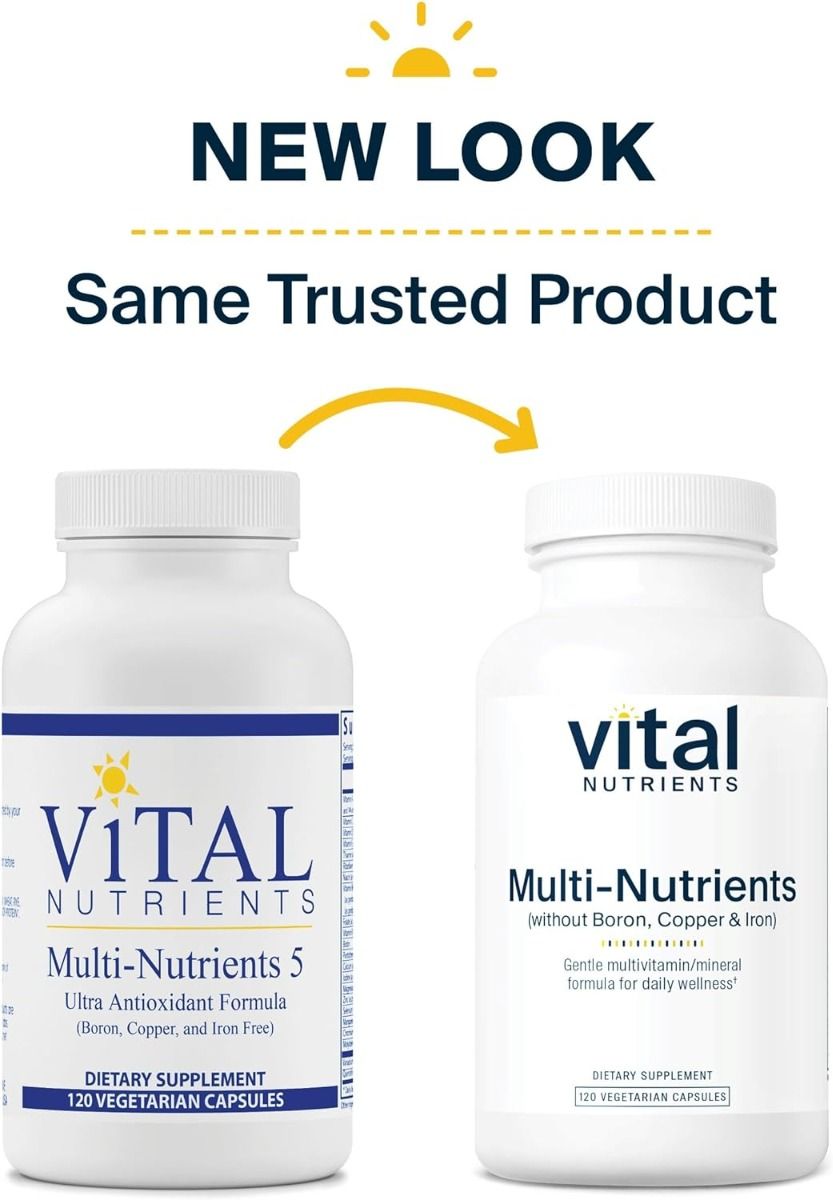 Multi-Nutrients 5 (without Boron, Copper, and Iron) 120 Capsules