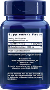 MSM 1000 MG 100 Capsules