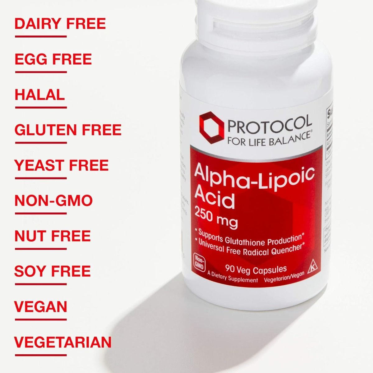 Alpha Lipoic Acid 250 MG 90 Vegan Capsules