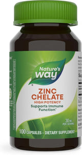 Zinc Chelate 30 MG 100 Capsules