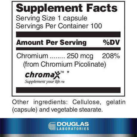 Chromium Picolinate 100 Capsules