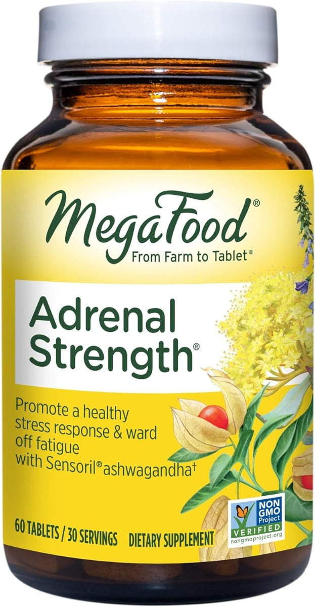 Megafood, Adrenal Strength 60 Tablets