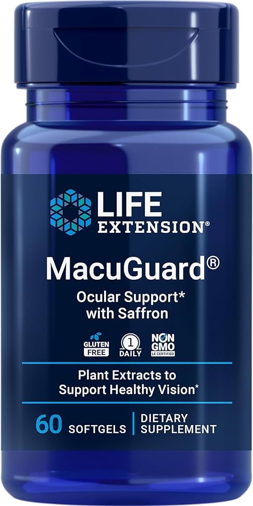 MacuGuard Ocular Support with Saffron 60 Softgels