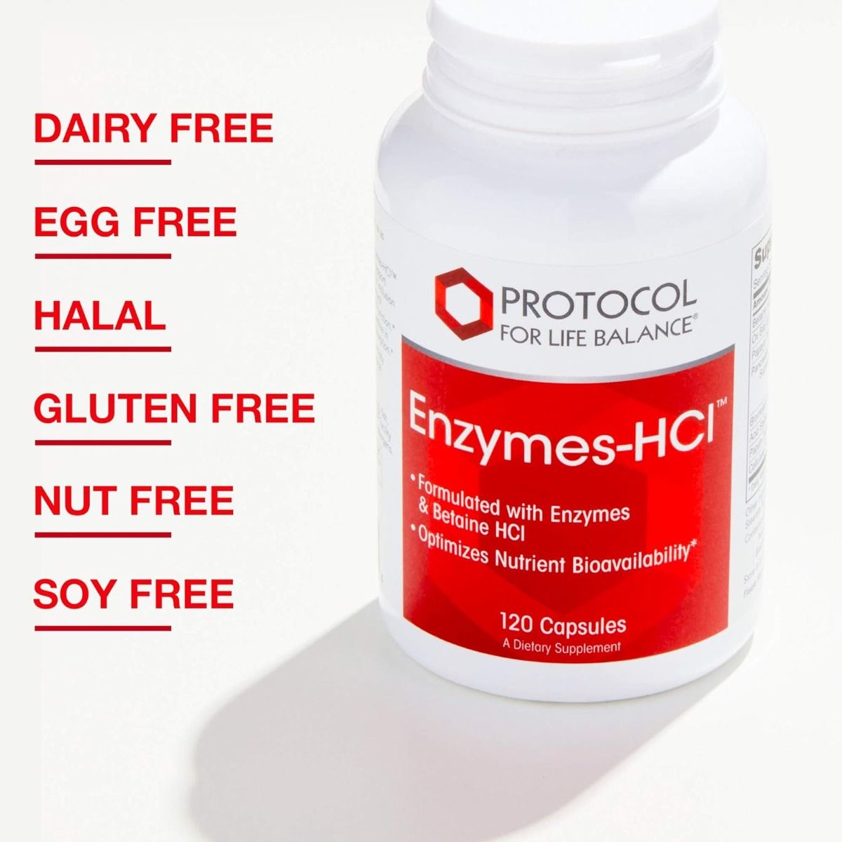 Enzymes-HCI 120 Capsules