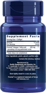 Provinal Purified Omega-7 30 Softgels