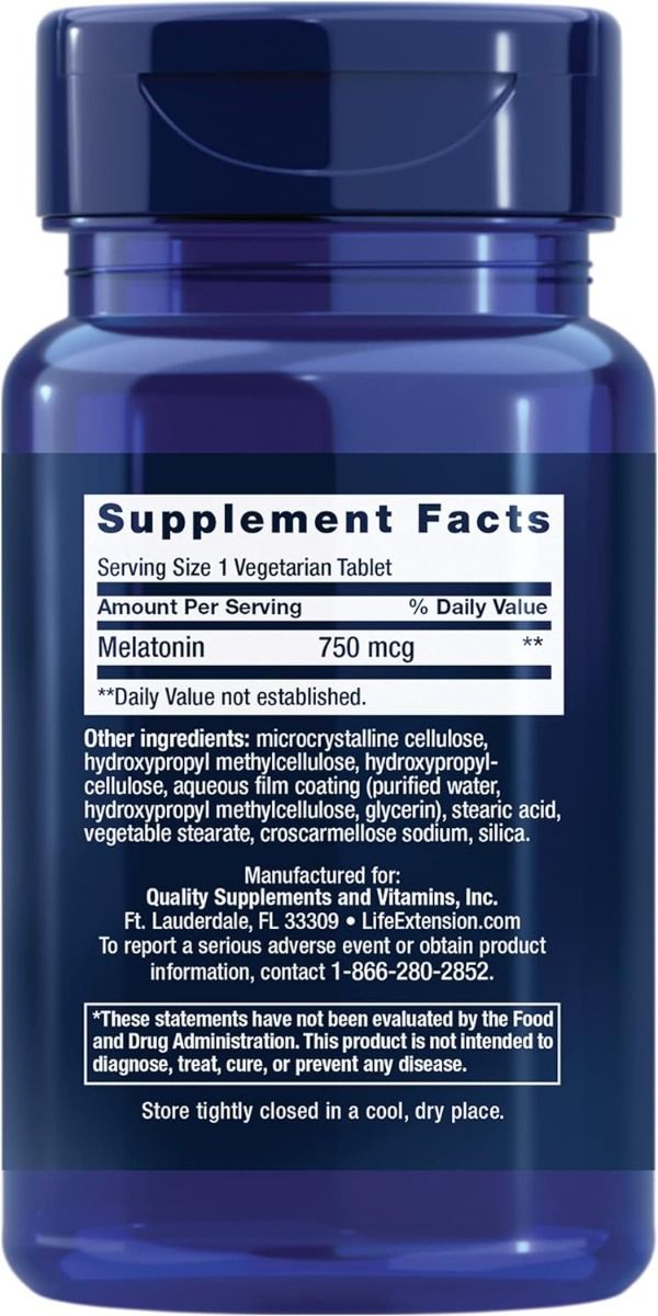 Melatonin 6 Hour Timed Release 60 Vegetarian Tablets