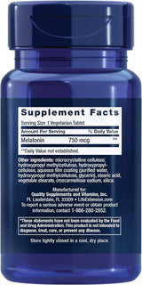 Melatonin 6 Hour Timed Release 60 Vegetarian Tablets