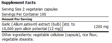 Optimized Garlic 200 Veggie Caps