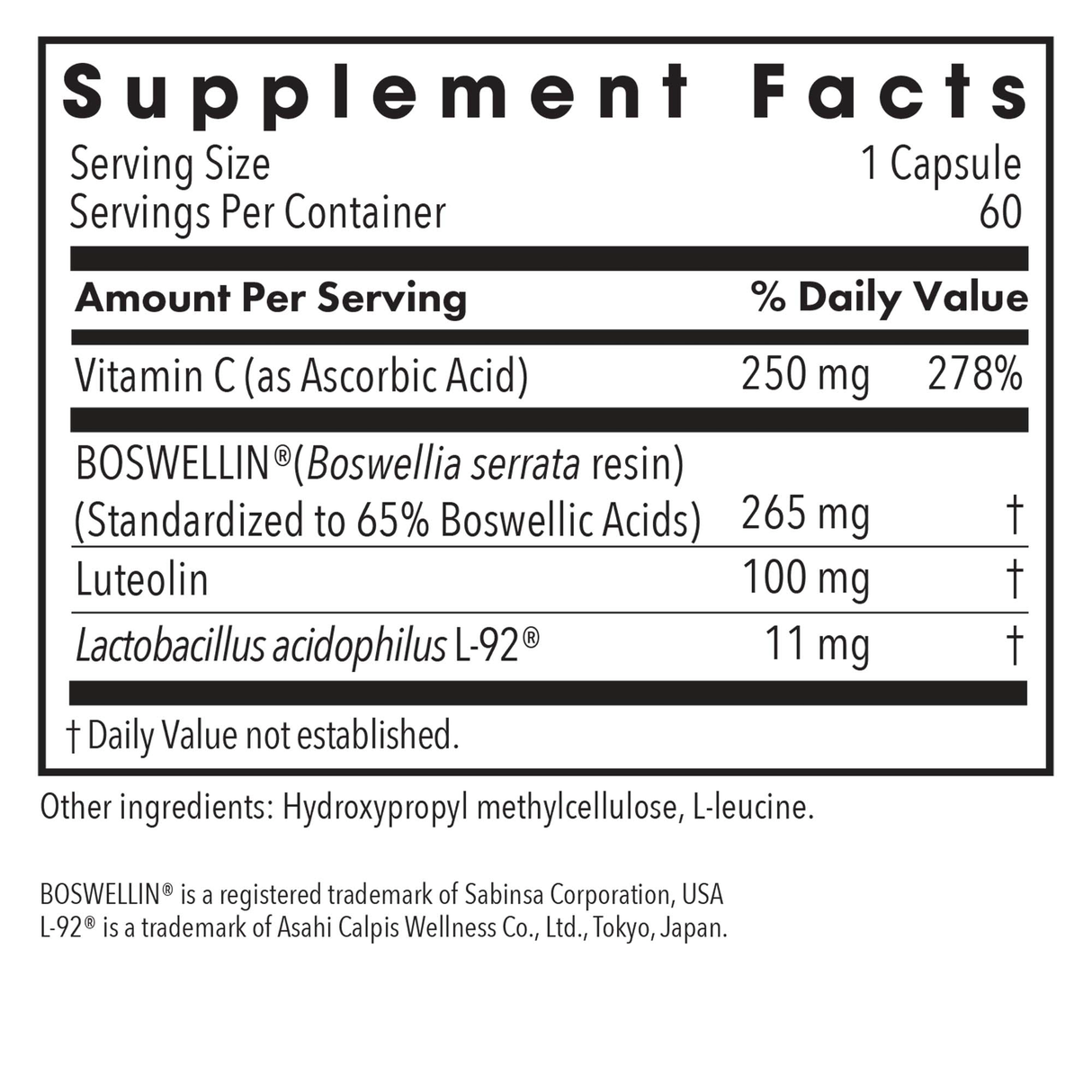 Aller-Aid L-92 with L. acidophilus L-92 60 Veggie Caps